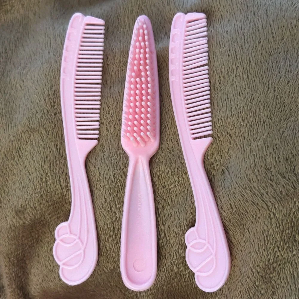 Vtg BARBIE SHE-RA PRINCESS OF POWER ACCESSORY Brush SET  Pink